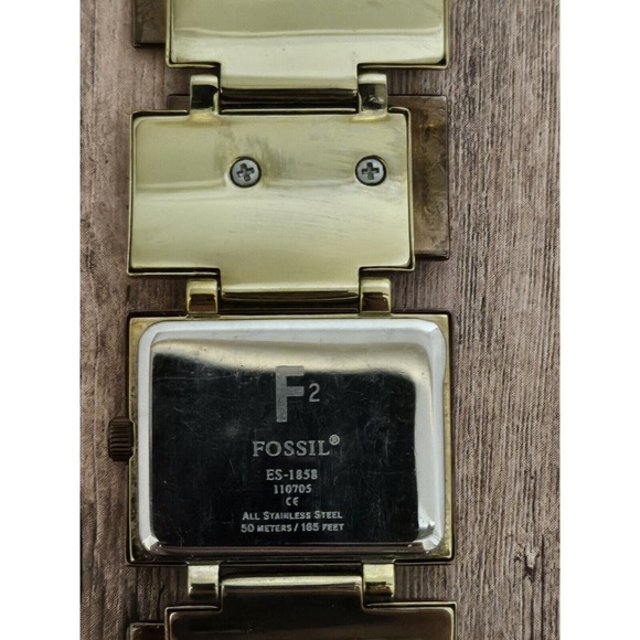 Vintage Ladies Fossil F2 Swiss Parts 1 JeweQuartz Watch 110705 Designer Working - Picture 13 of 16